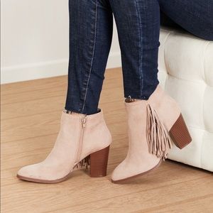 EAST LION CORP IT’S ALWAYS BEEN YOU TASSLE DETAIL BOOTIES
